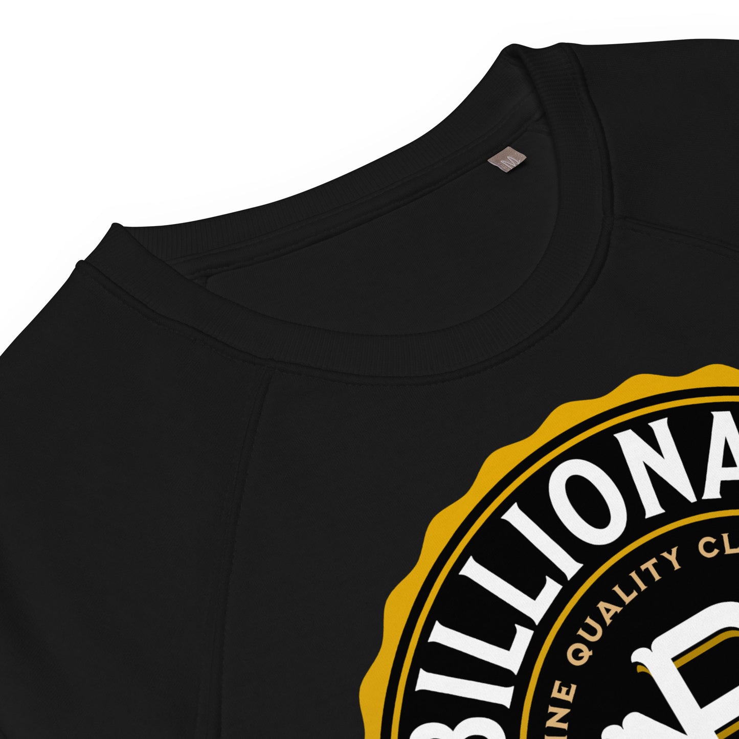 Billionaire Mindset Disc Sweatshirt (Black) - QuikWit Tees
