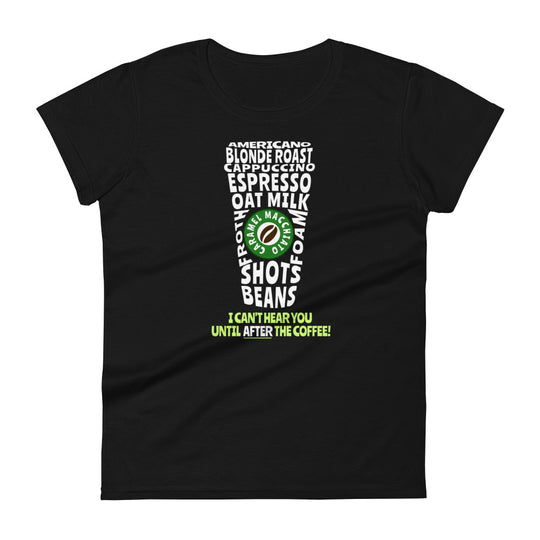 After The Coffee Fashion-Fit Tee